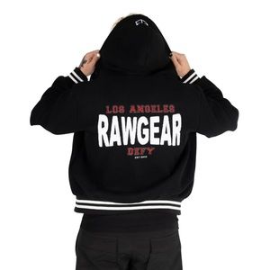 🖤 NWT! Rawgear Unisex Embroidered Varsity Letterman Jacket